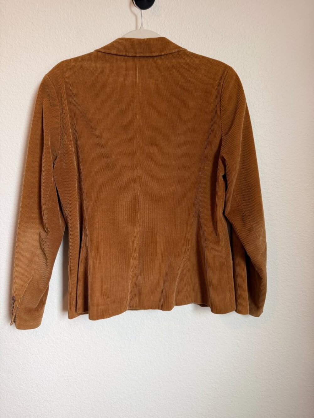 Vintage ABVIEN Camel Brown Corduroy Blazer Jacket Cotton Tailored Academia - Picture 8 of 8